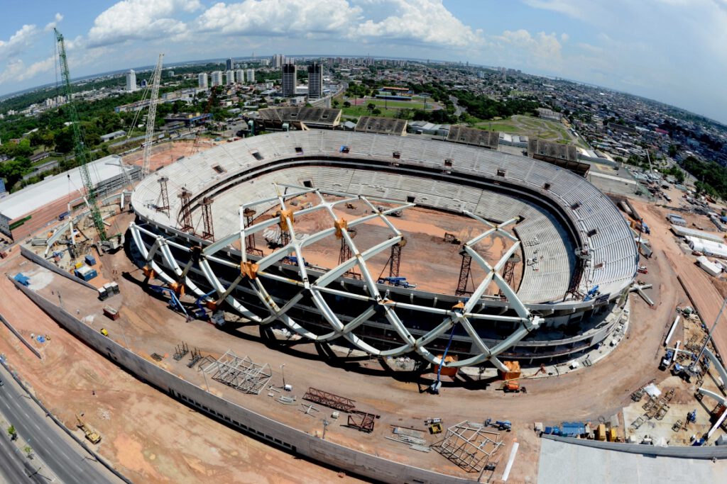 Construção da Arena da Amazônia