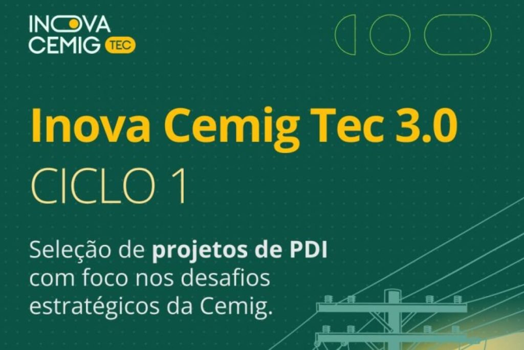 Cemig lança nova chamada pública para financiar projetos de inovação no setor elétrico